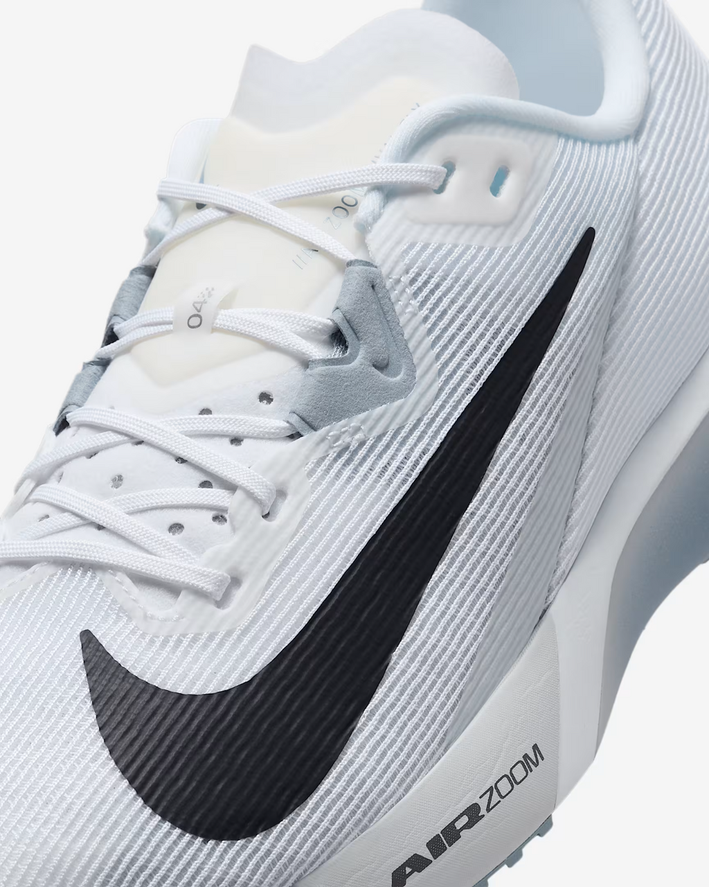 FV6040-102 Nike Rival Fly 4 White Pure Platinum Obsidian Mist Gridiron (Men's)