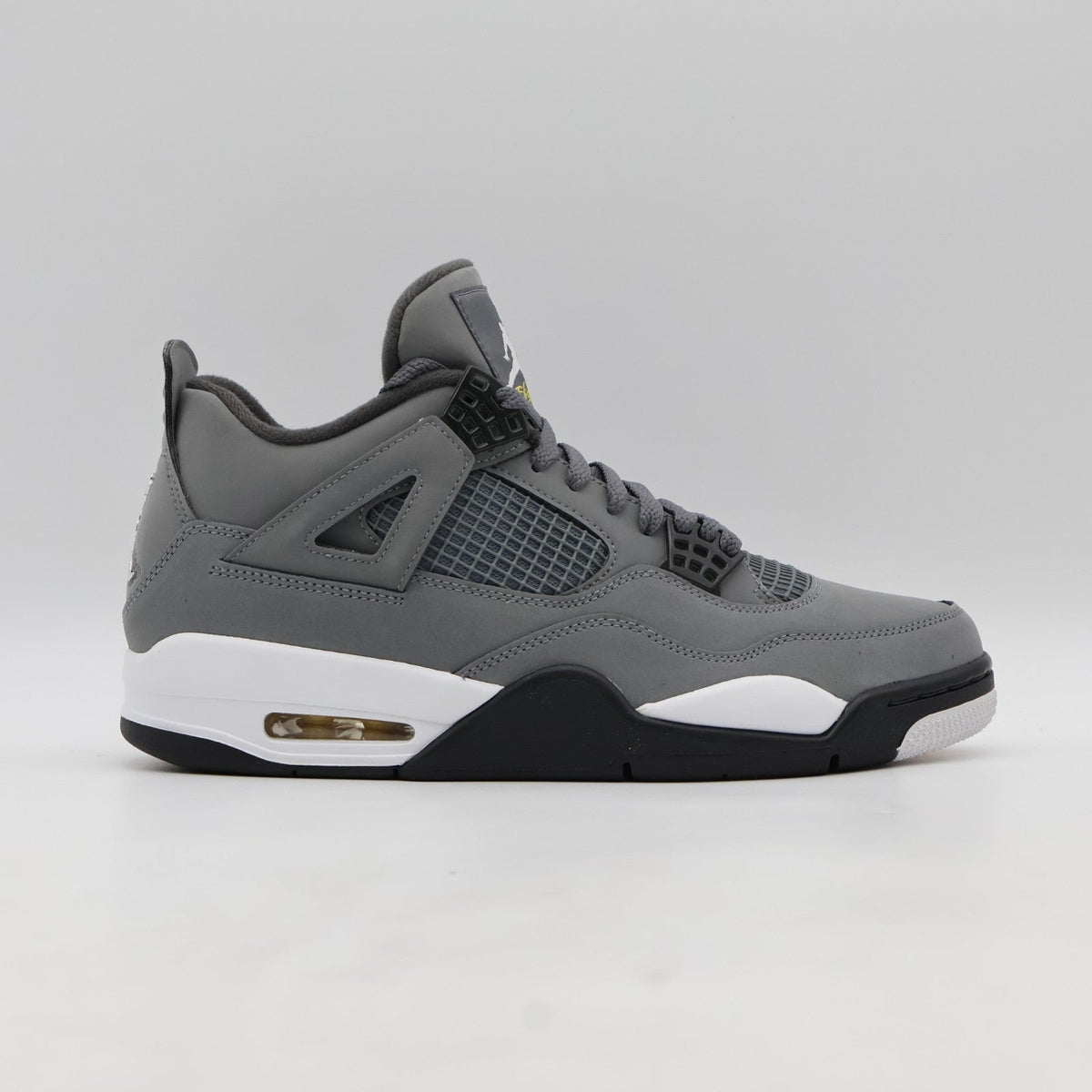 308497-007 Nike Air Jordan 4 Retro Cool Grey Chrome Dark Charcoal White Steel
