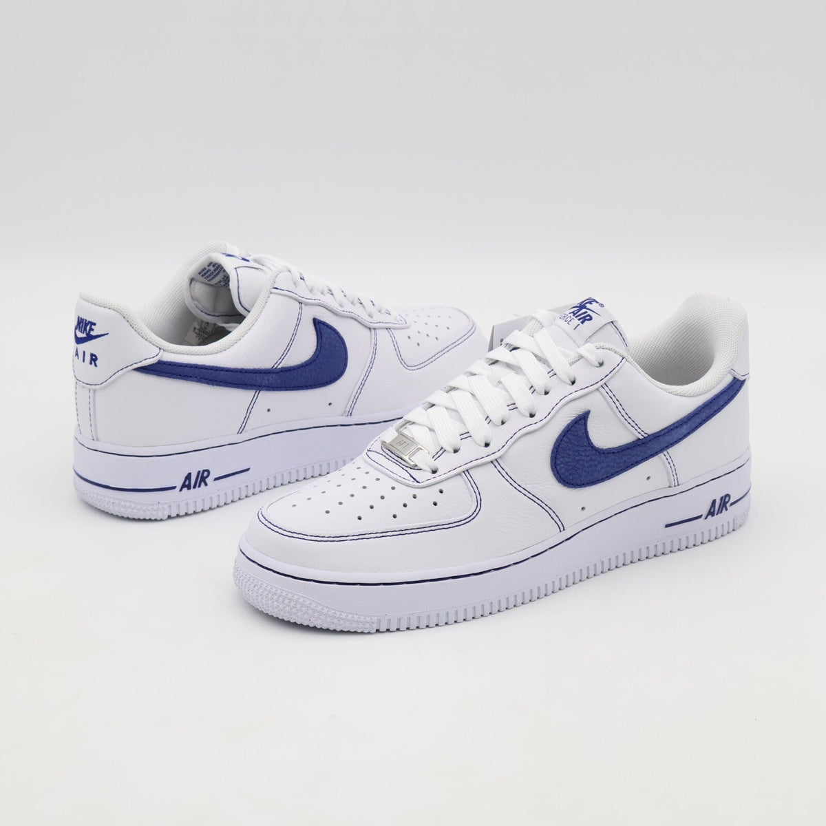HQ2037-100 Nike Air Force 1 Low Blue Stitch (Men's)