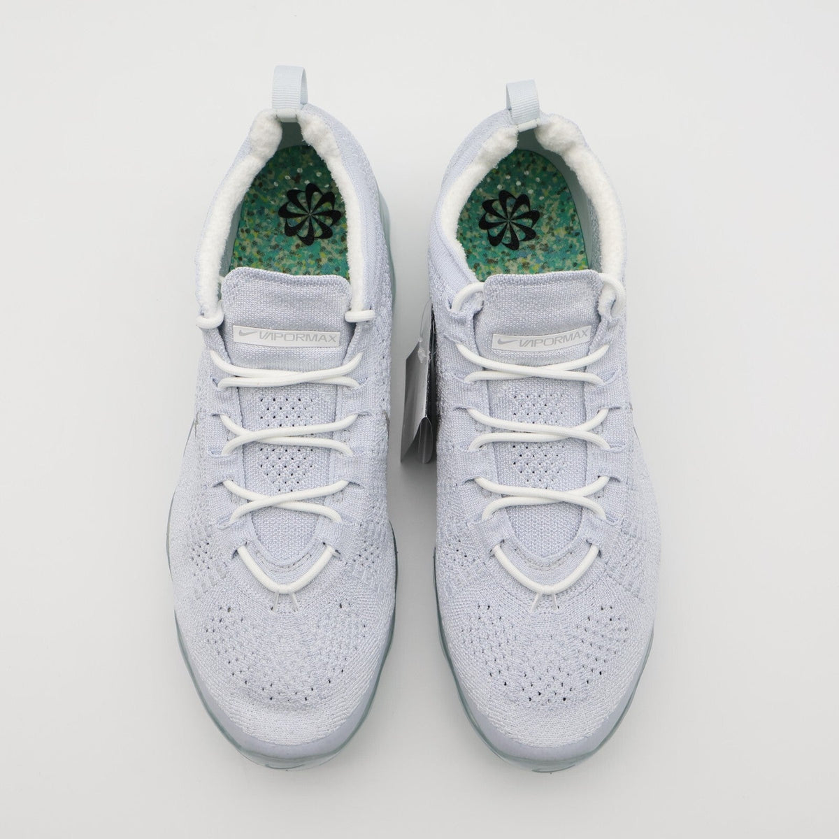 DV1678-002 Nike Air VaporMax 2023 Flyknit Pure Platinum White Silver Grey Men's)