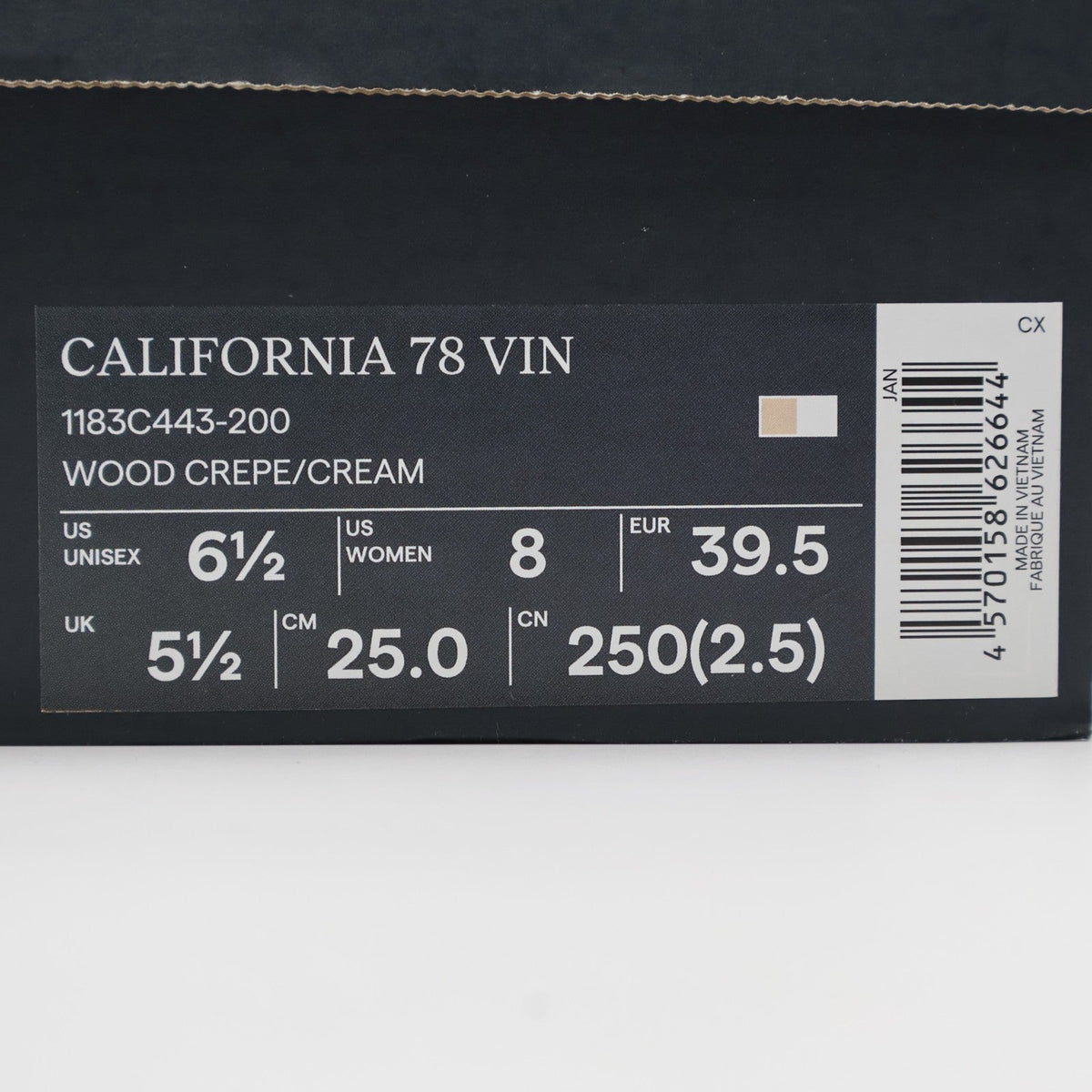 1183C443-200 Onitsuka Tiger California 78 VIN Wood Crepe Cream (Men's)