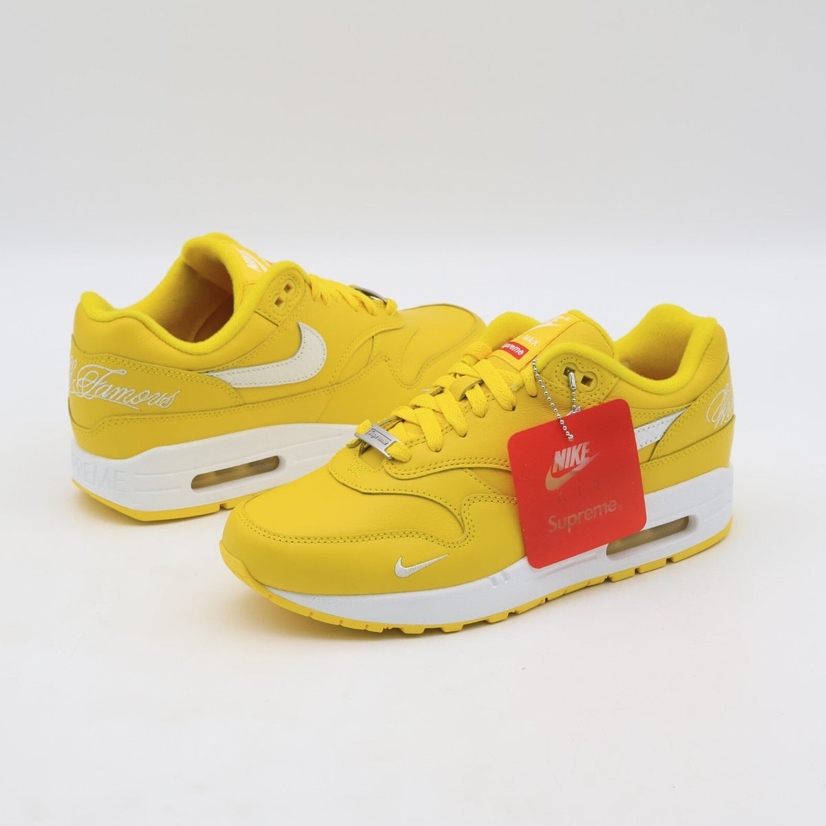 HF8813-700 Supreme Nike Air Max 1 '87 SP Yellow SS25 Week4 (Men's)