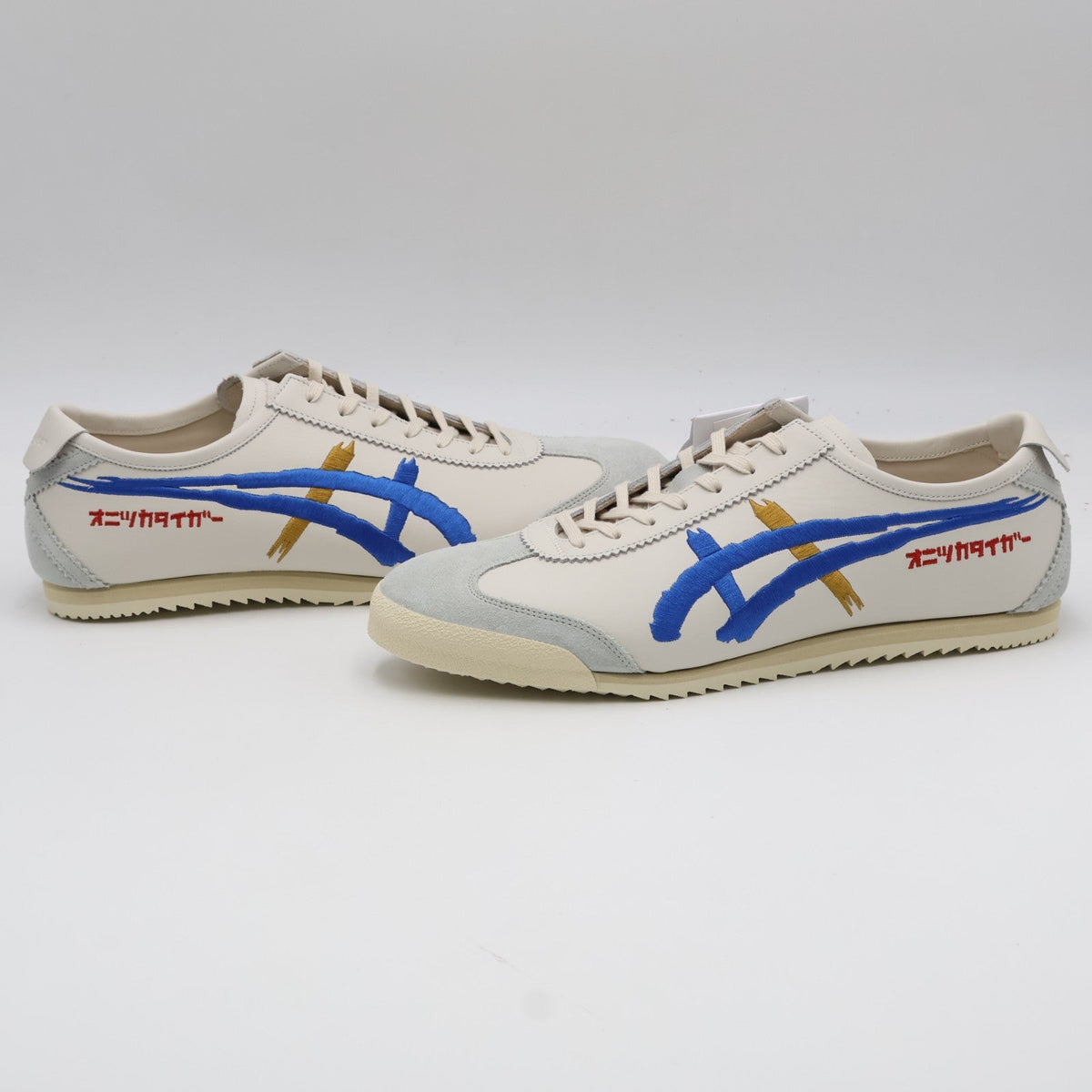 1181A119-101 Onitsuka Tiger Mexico 66 Deluxe White Directoire Blue (Men's)