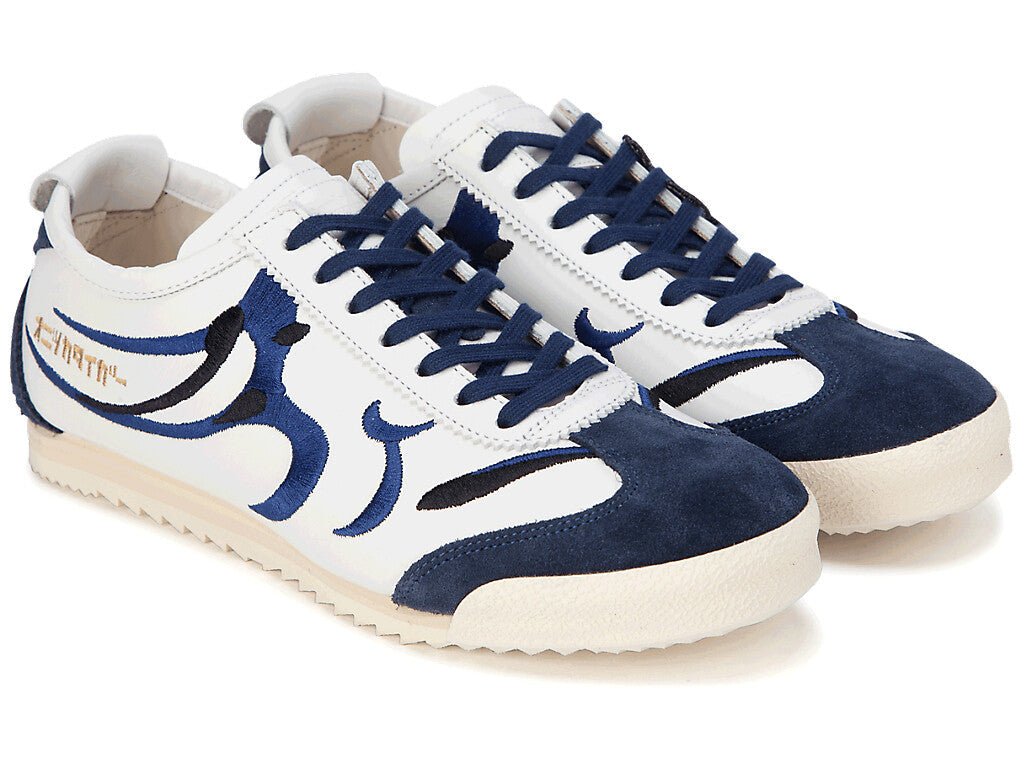 1182A187-100 Onitsuka Tiger Mexico 66 Deluxe White Peacoat (Men's)