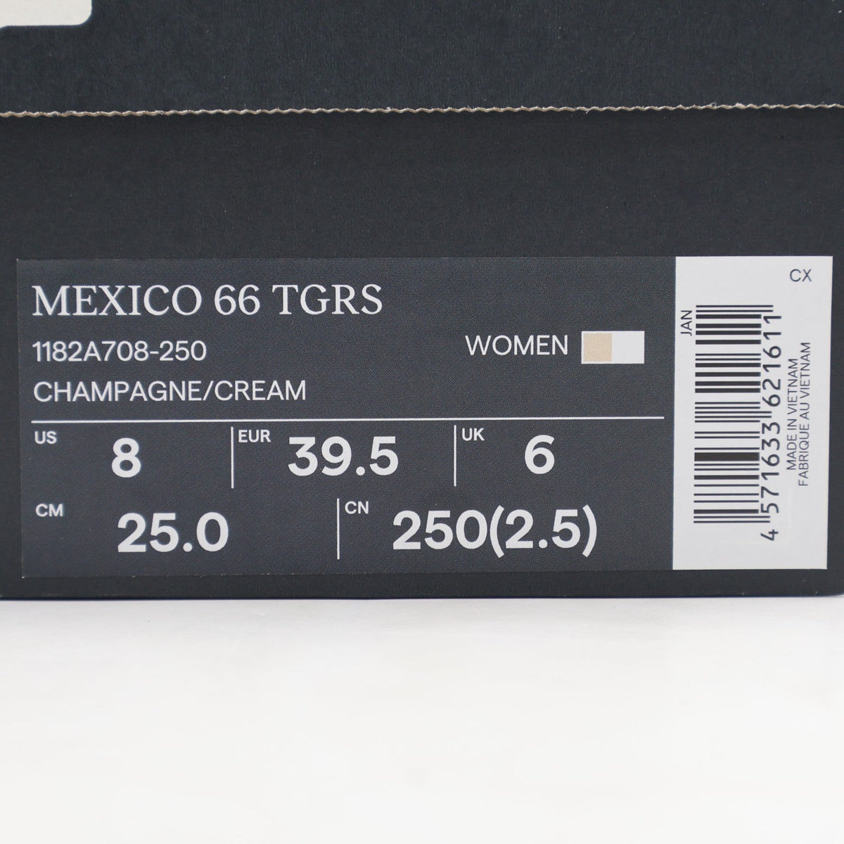 1182A708-250 Onitsuka Tiger Mexico 66 TGRS Champagne Cream (Women's)