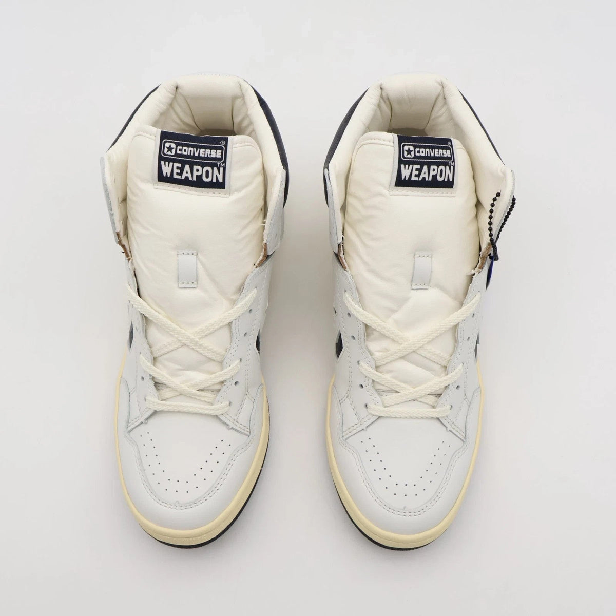 34201760 Converse Weapon VTG Hi Off White Vintage Navy (Men's)