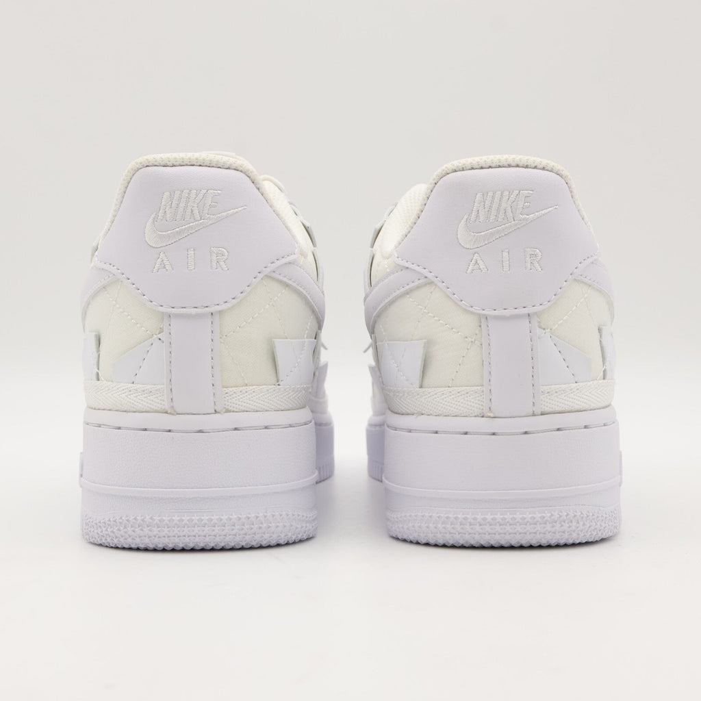 DZ3674-100 Nike Air Force 1 Low Billie Eilish Triple White Off Patch Work Mosaic