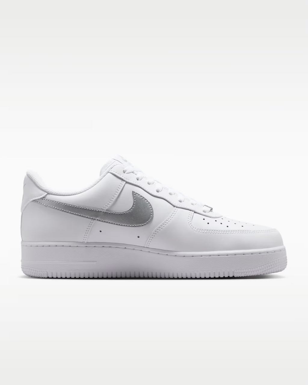 FJ4146-134 Nike Air Force 1 Low '07 "White/Metallic Silver" (Men's)