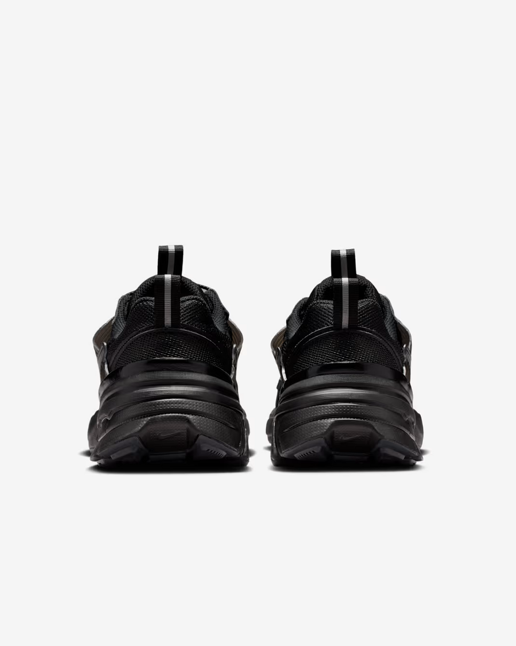 IH0388-001 Nike V2K Run Shoes Black Metallic Silver Anthracite (Women's)