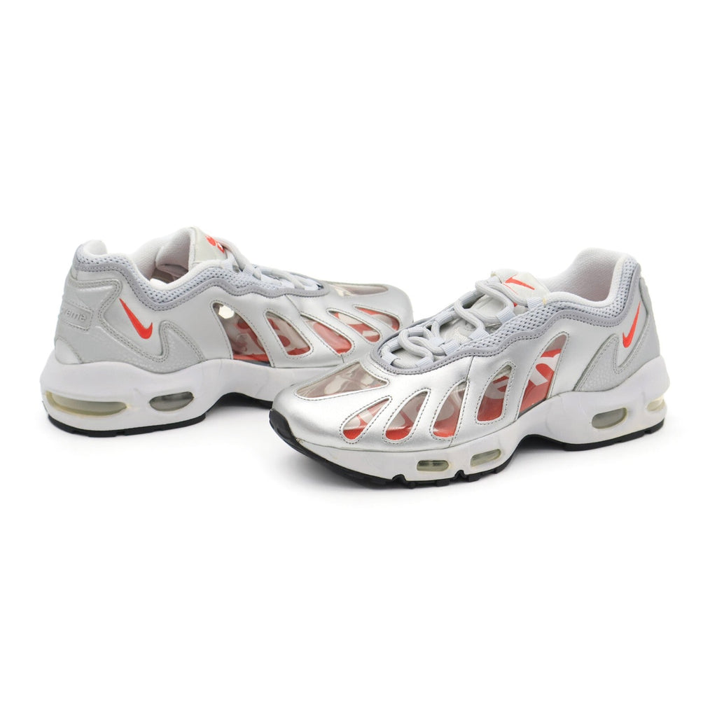 CV7652-001 Nike Air Max 96 Supreme Metallic Silver Bullet Speed Red (Men's)