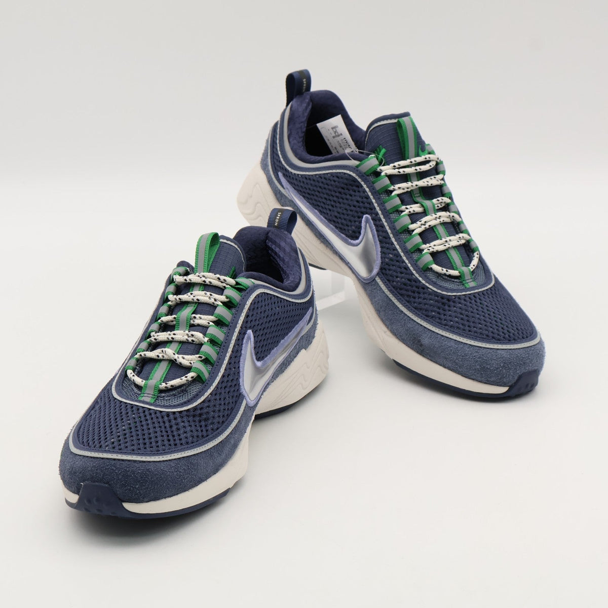 HV4847-400 UNDEFEATED Nike Air Zoom Spiridon Thunder Blue Silver (Men's)