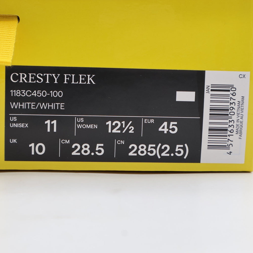 1183C450-100 ONITSUKA TIGER CRESTY FLEK WHITE WHITE (Men's)