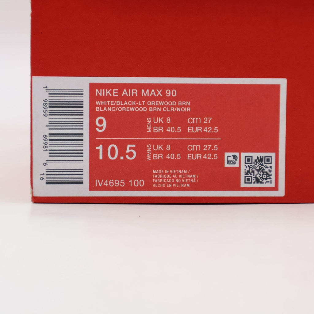 IV4695-100 Nike Air Max 90 "White/Black" (Men's)