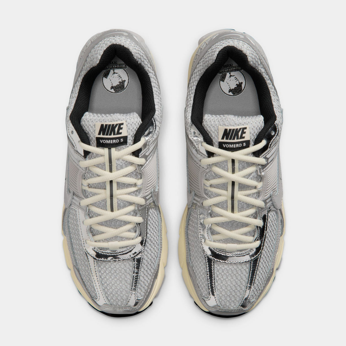 Zoom Vomero 5 Mens Running Shoes (Grey Fog/Metallic Silver/Coconut Milk/Chrome)