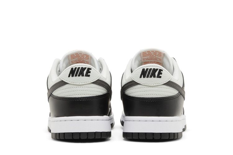 Nike Dunk Low Black Total Orange Mini Swoosh