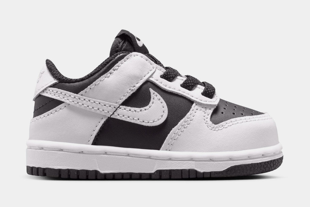 Dunk Low Infant Toddler Lifestyle Shoes (Black/Platinum Tint/White)