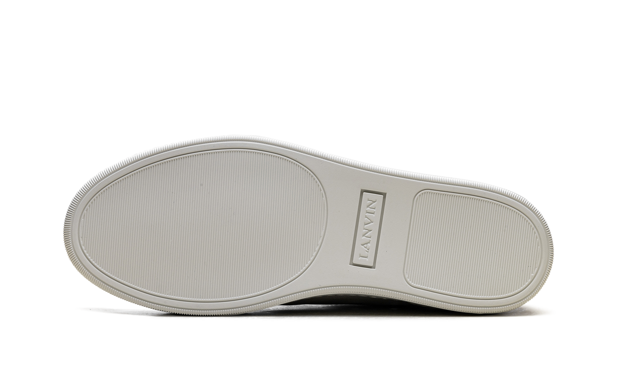 Logo Print Low-Top Sneakers "Metallic Grey" FM SKDBLO LASE A19 138