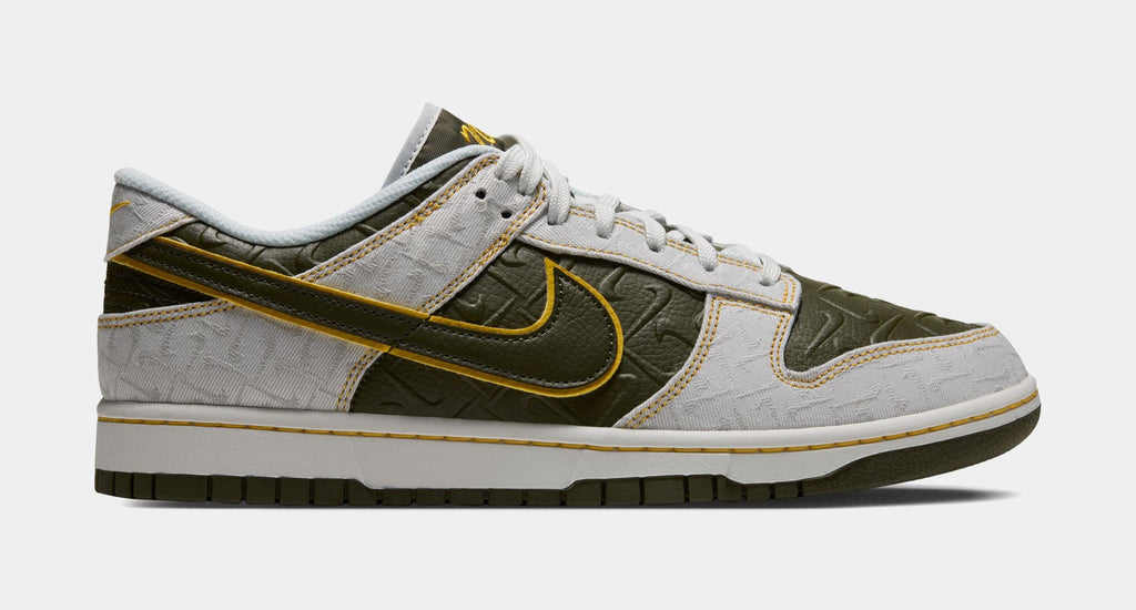 Dunk Low Yellow Ochre Mens Lifestyle Shoes (Summit White/Yellow Ochre/Cargo Khaki)