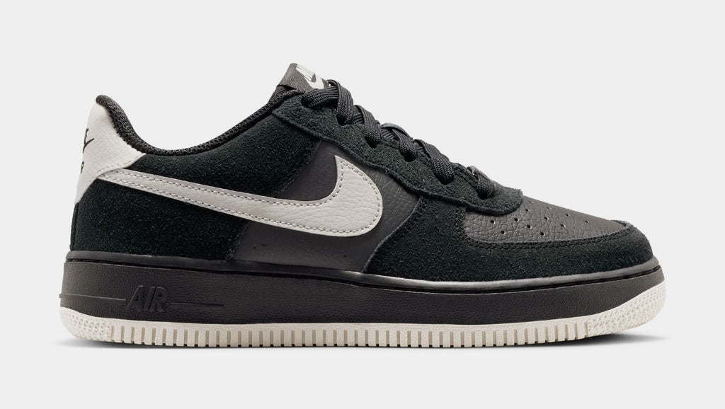 Air Force 1 LV8 2 Grade School Lifestyle Shoes (Black/Light Bone)