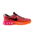 Nike Wmns Flyknit Air Max — Total Orange/Black/Pink Pow/Fireberry