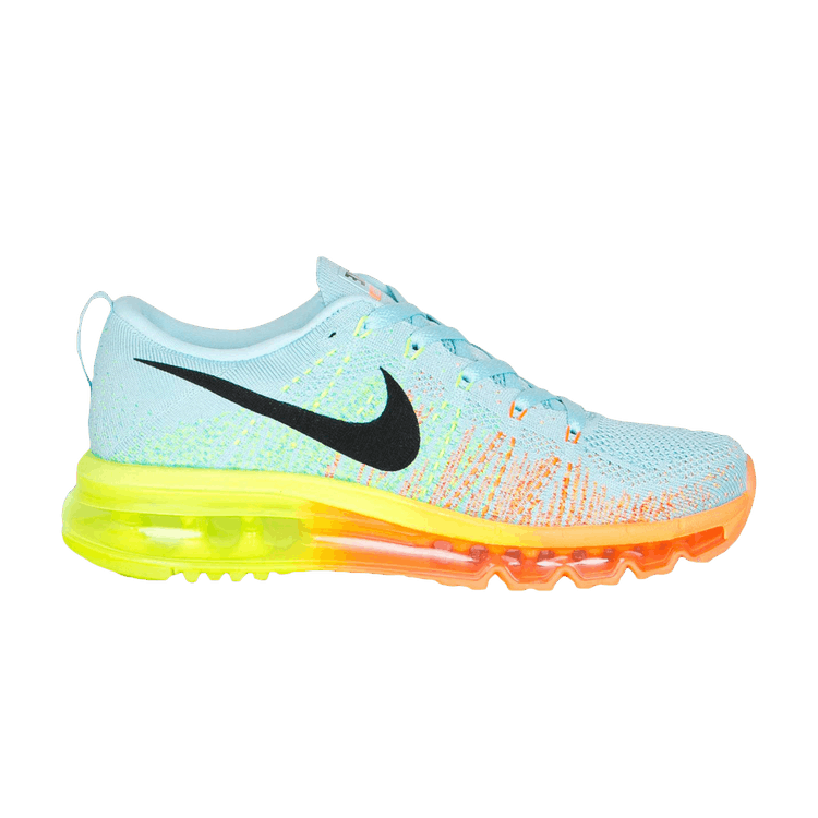 Nike Wmns Flyknit Air Max 'Glacier Ice Orange Volt'
