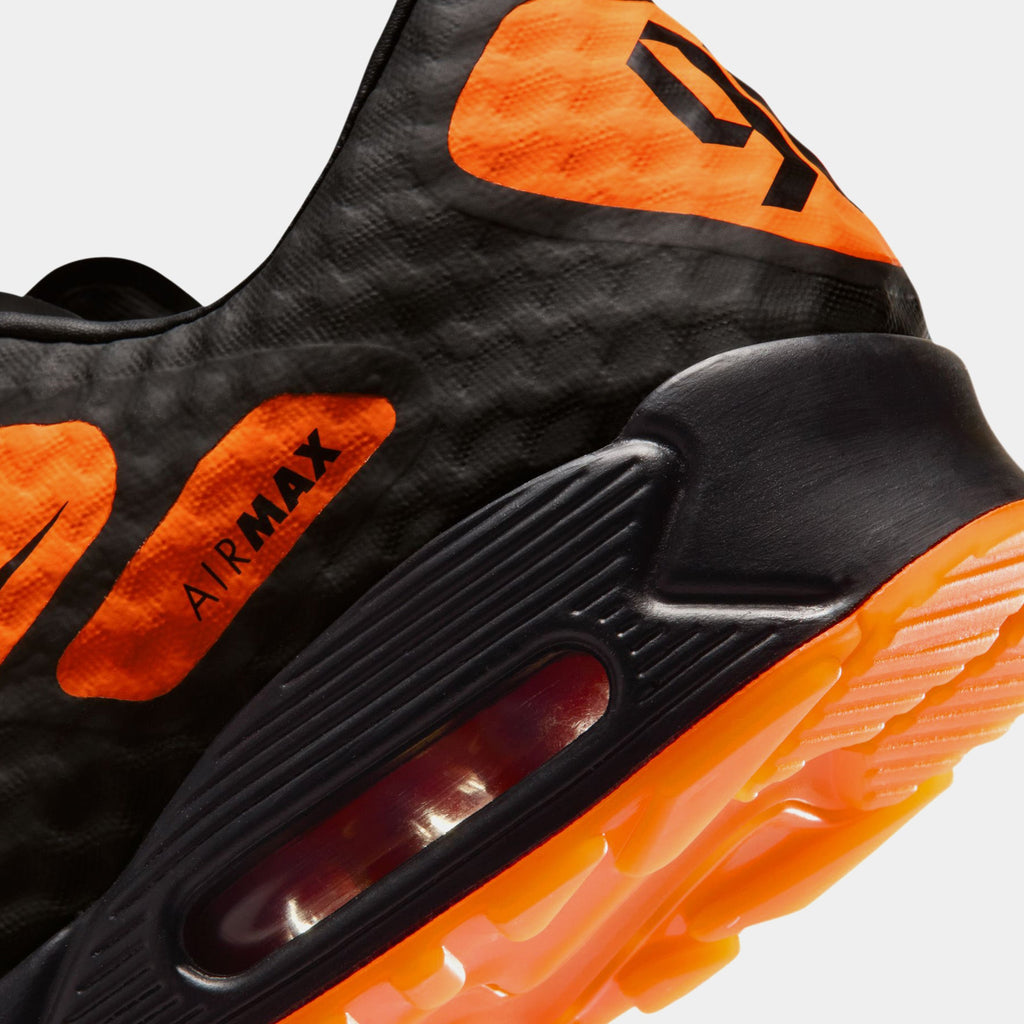 Air Max 90 Hypervenom Mens Running Shoes (Bright Citrus/Black/Total Orange)