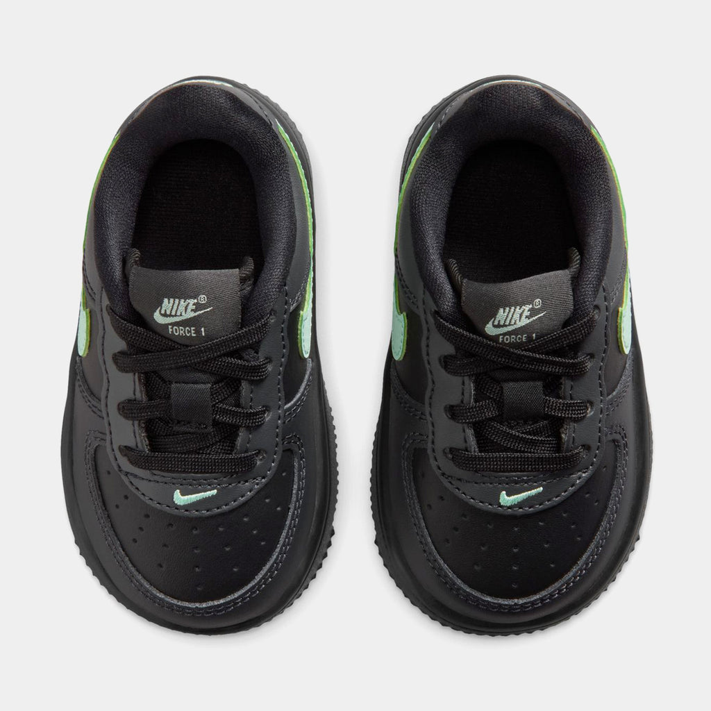 Air Force 1 Low Infant Toddler Lifestyle Shoes (Black/Arctic Green/Anthracite)