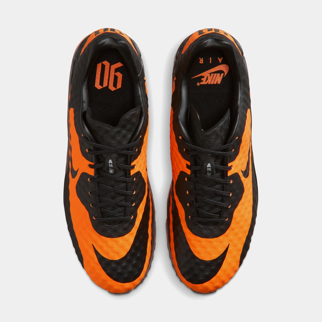 Air Max 90 Hypervenom Mens Running Shoes (Bright Citrus/Black/Total Orange)
