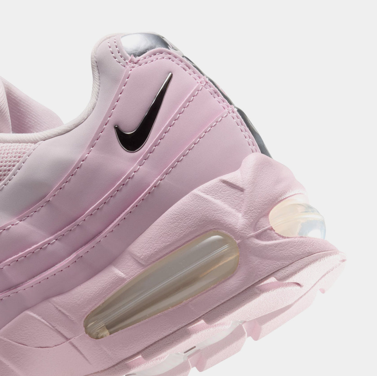 Air Max 95 Big Bubble Chrome Pink Foam Womens Running Shoes (Pink Foam/Pearl Pink/Metallic Silver)