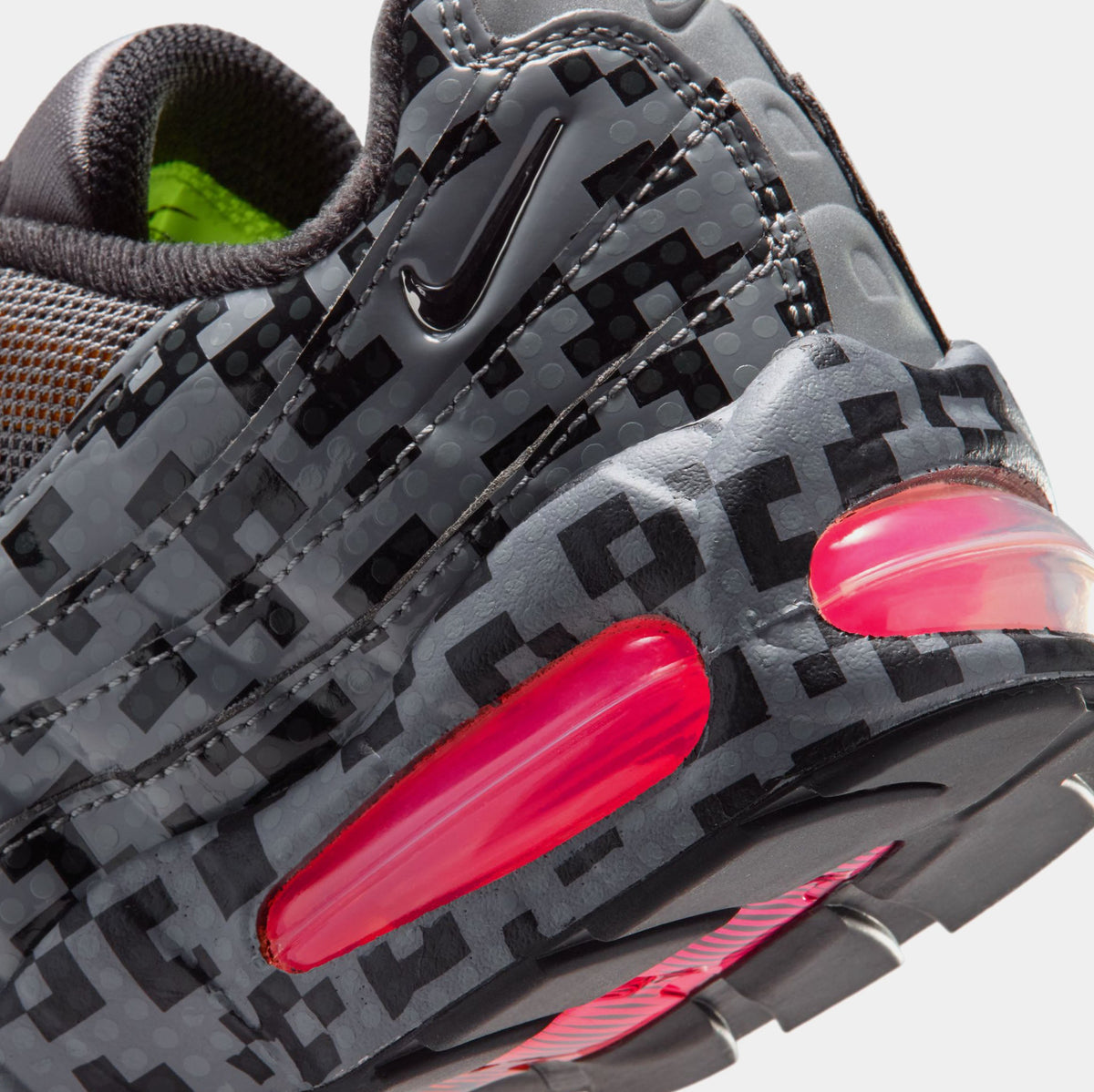 LEGO x Air Max 95 Brick Pixel Grade School Lifestyle Shoes (Smoke Grey/Metallic Silver/Black/University Gold/Volt/Hyper Pink) Free Shipping