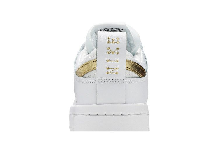 Nike Dunk Low Disrupt White Metallic Gold (Women's)