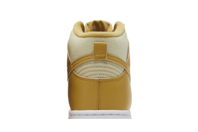 Nike Dunk High Wheat Gold Safety Orange