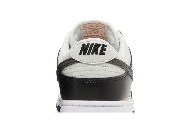 Nike Dunk Low Black Total Orange Mini Swoosh