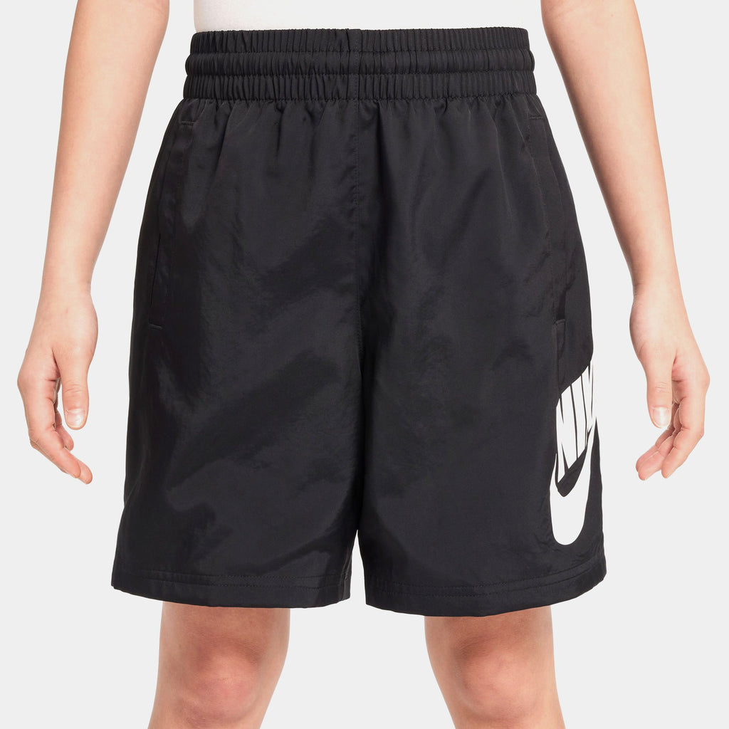 NSW Club 6" Woven Grade School Shorts (Black/White)