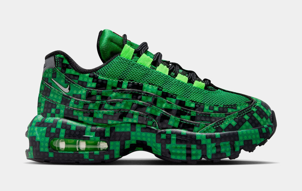 LEGO x Air Max 95 Lucky Green Preschool Lifestyle Shoes (Lucky Green/Metallic Silver/Black/Green Strike/Dark Concord) Free Shipping