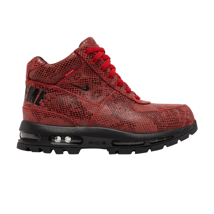 Supreme x Nike Air Max Goadome 'Red Snakeskin'