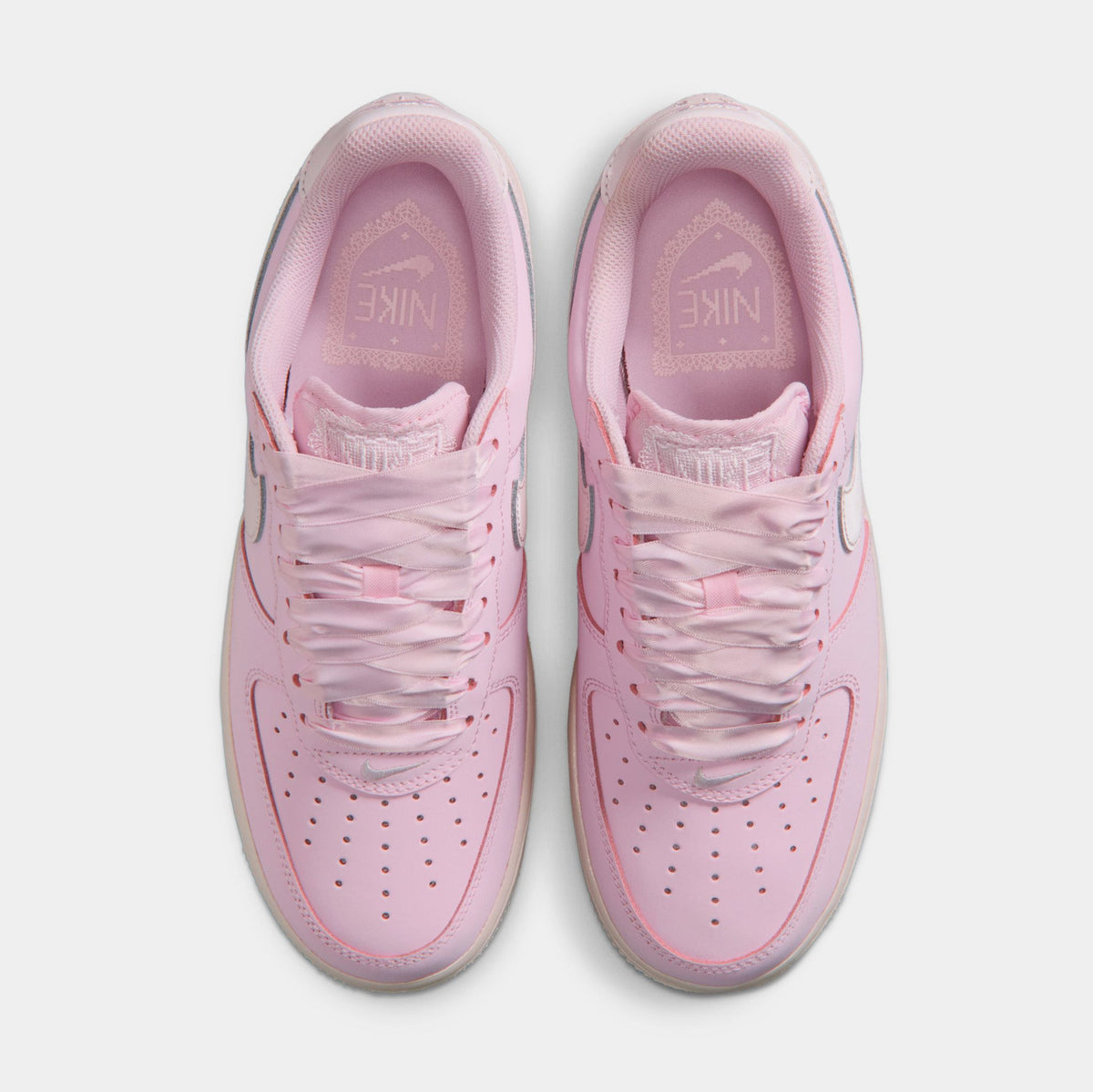 Air Force 1 Retro Premium Womens Lifestyle Shoes (Pink Foam/Pearl Pink)