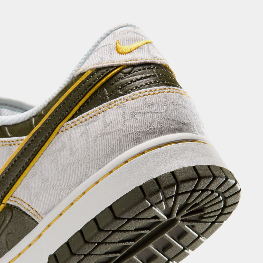 Dunk Low Yellow Ochre Mens Lifestyle Shoes (Summit White/Yellow Ochre/Cargo Khaki)