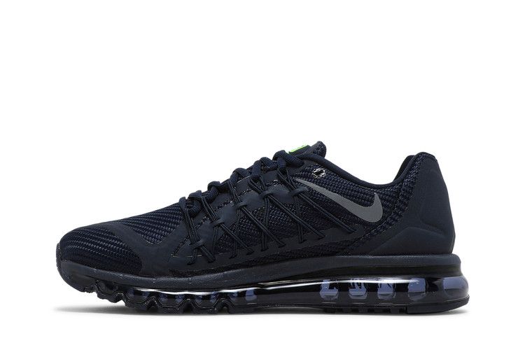 Nike Air Max 2015 'Obsidian' — Obsidian/Cool Grey/Electric Green
