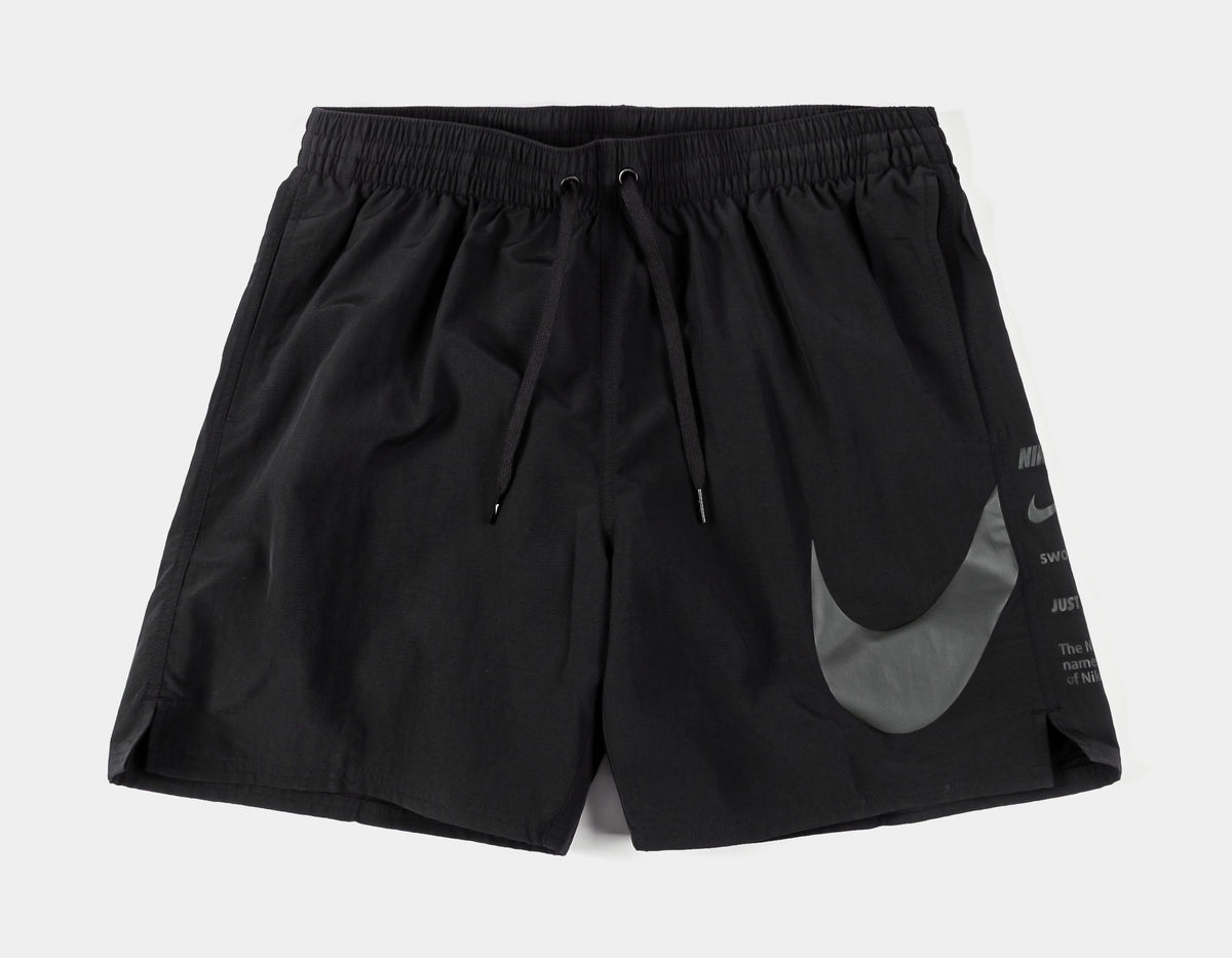 Swim Breaker 7" Lined Volley Mens Shorts (Black/Gray)