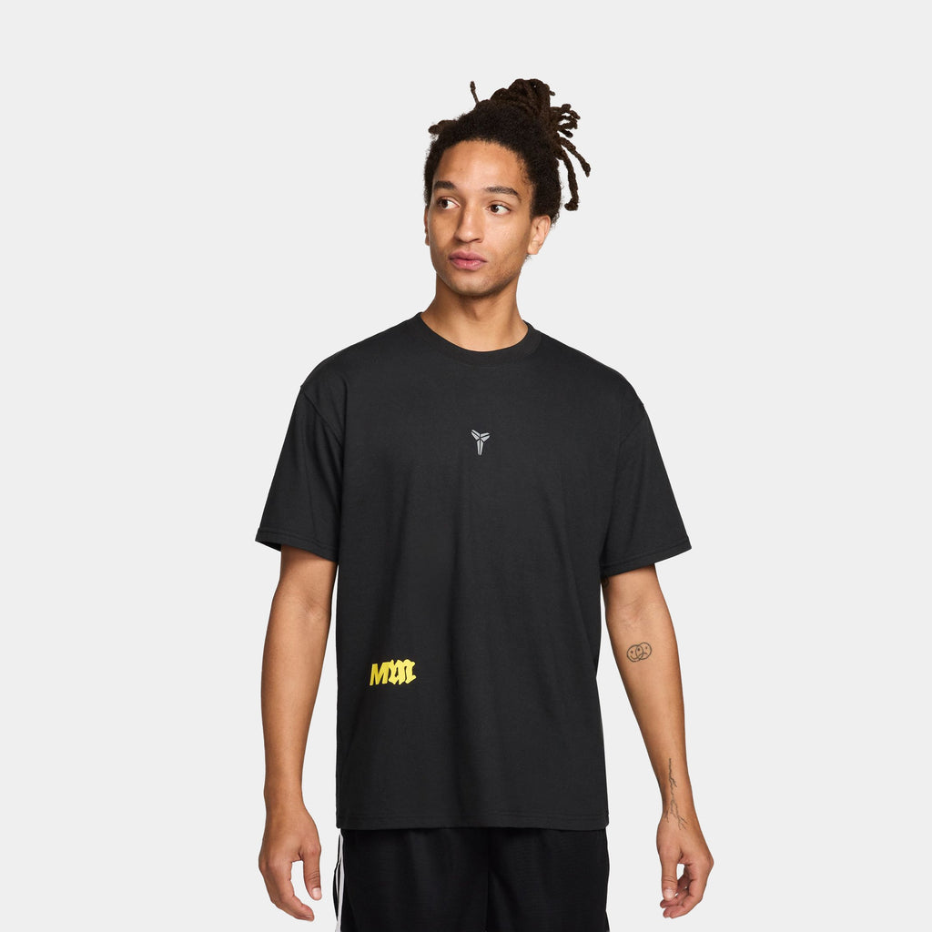 Kobe Dri Fit Mens Short Sleeve Shirt (Black/Yellow)