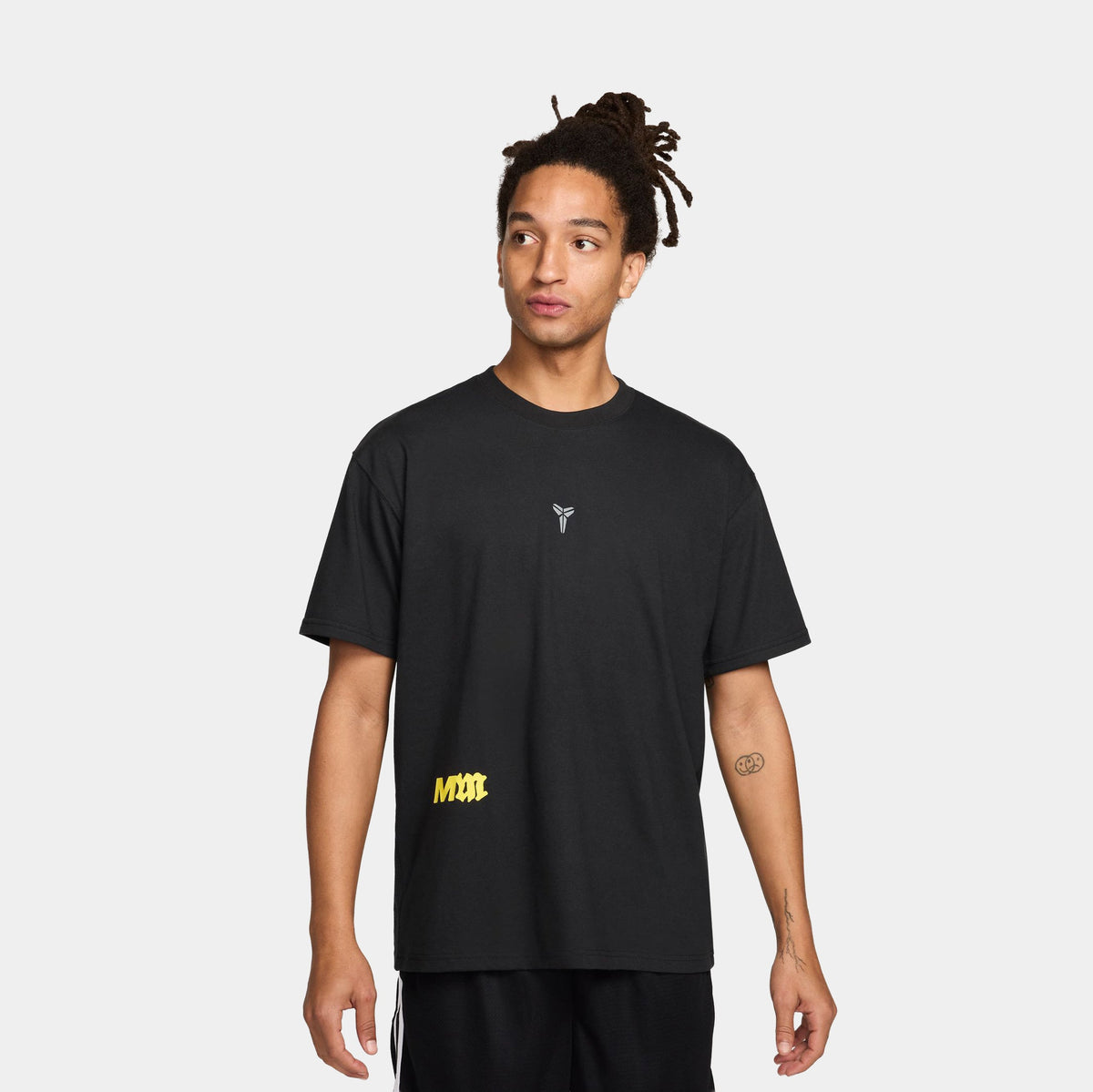 Kobe Dri Fit Mens Short Sleeve Shirt (Black/Yellow)
