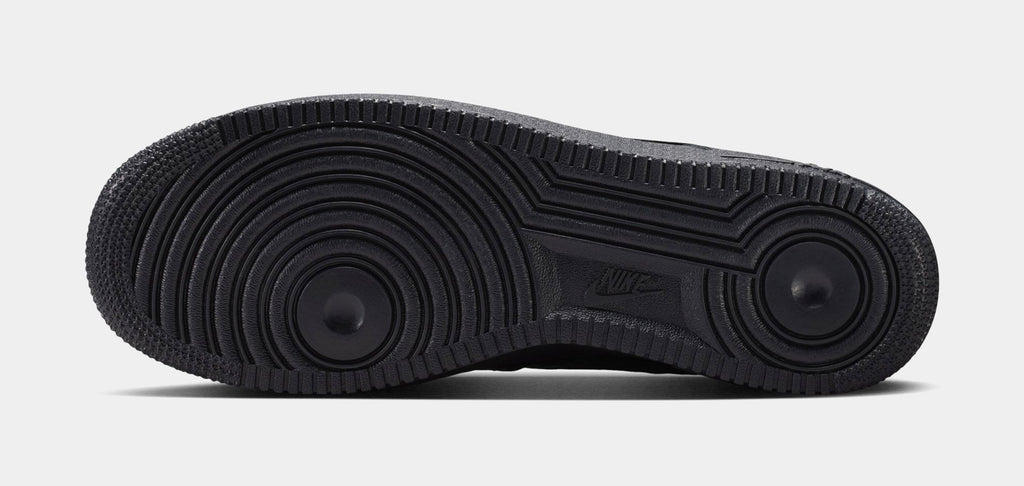 Air Force 1 Low Triple Black Croc Mens Lifestyle Shoes (Black/Metallic Dark Grey)