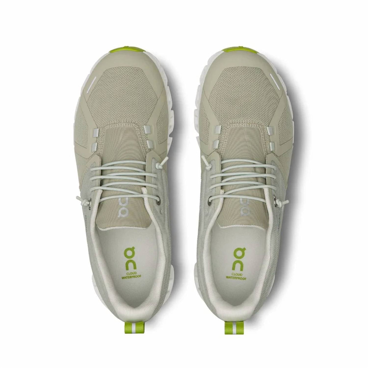 Women's Cloud 5 Waterproof Running Shoes In Chalk/ice