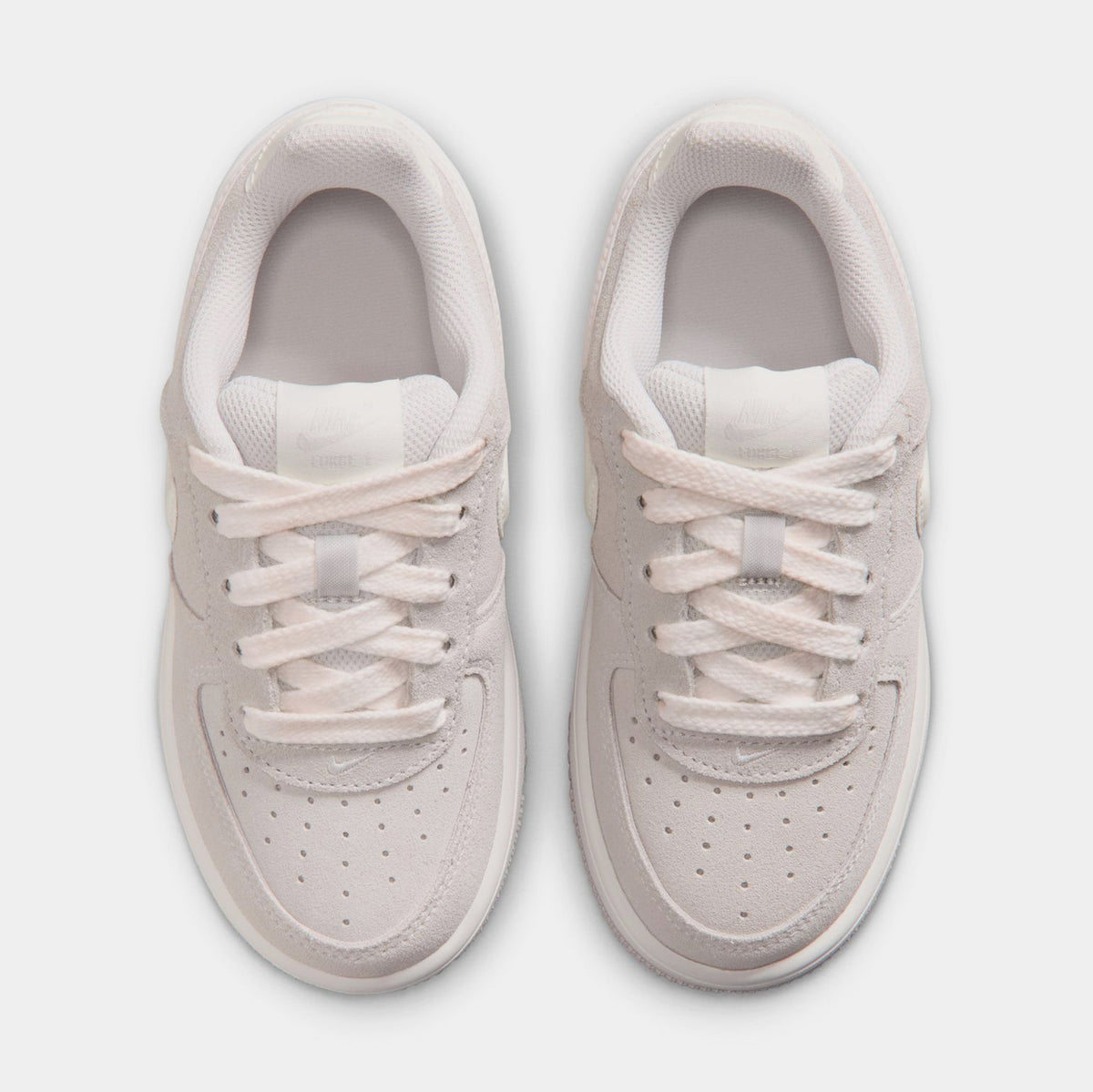 Force 1 Low Preschool Lifestyle Shoes (Vast Grey/Sail)