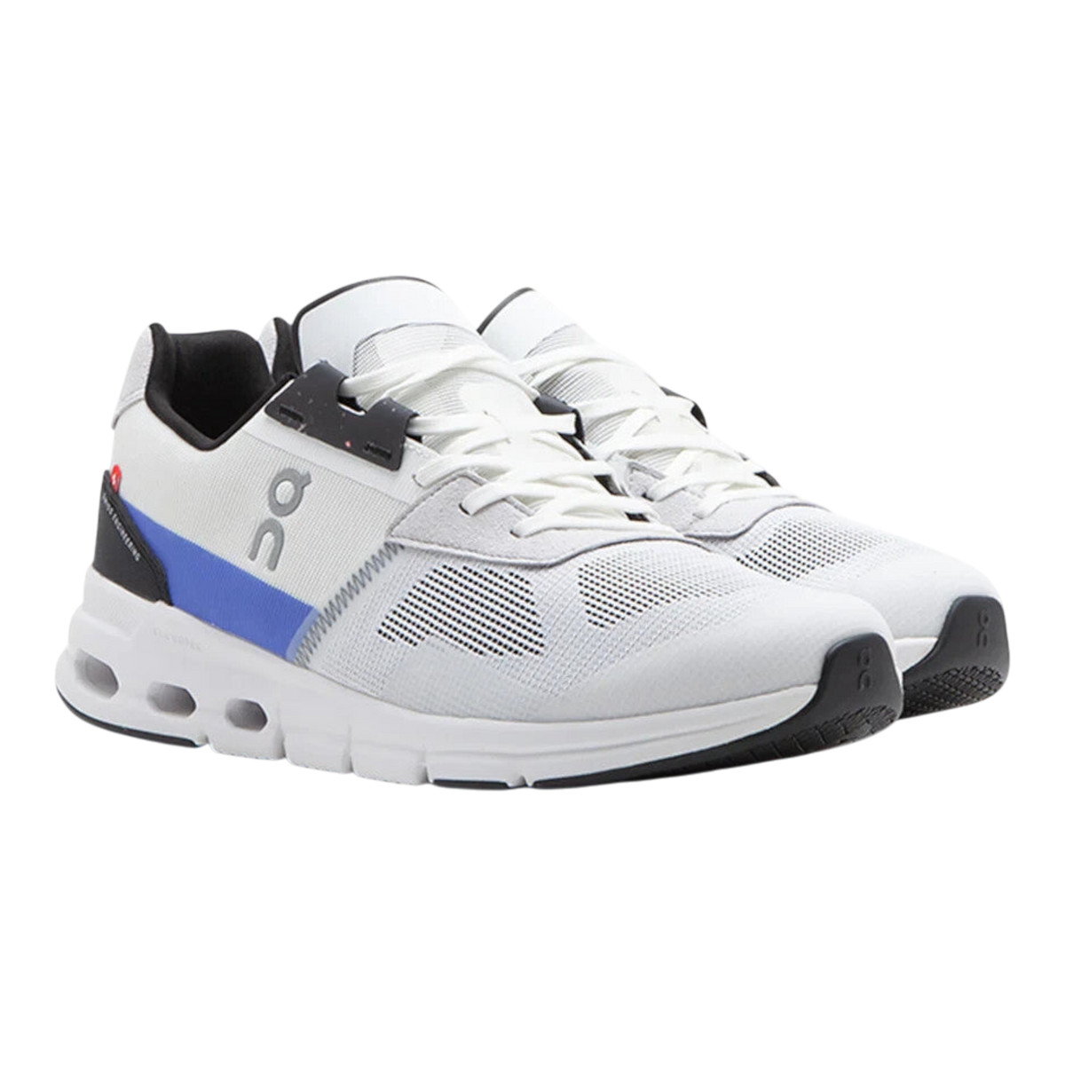 On Cloudrift 87 Running Shoe in White/Cobalt | Men
