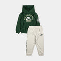 NSW Essential Pullover and Jogger Infant Toddler Set (Forest Green/Cream)