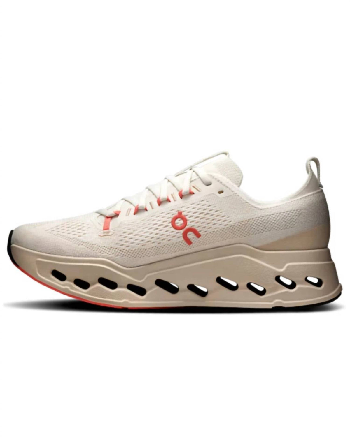 Men's Cloudsurfer Max Running Shoe In Ivory | Salmon
