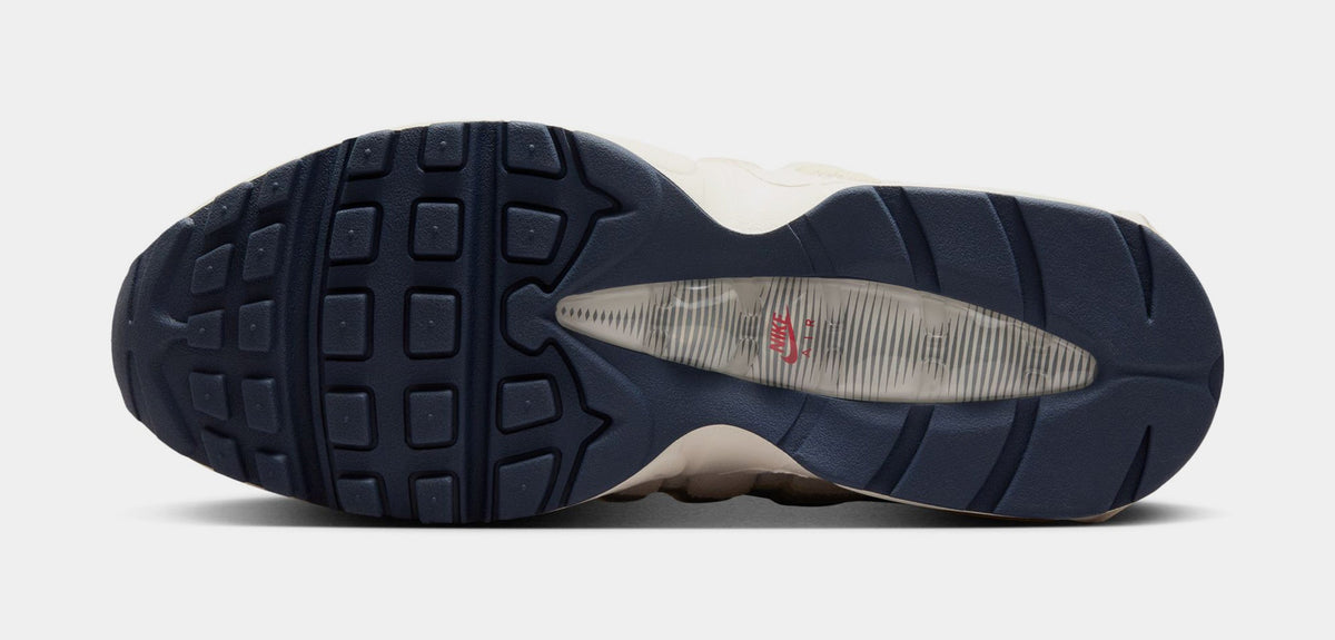 Air Max 95 OG Mens Running Shoes (Pale Ivory/University Red/Light Khaki/Sail)