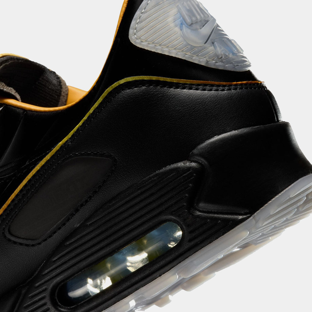 Air Max 90 Mercurial Mens Running Shoes (Black/White/Gold Leaf/Pear)